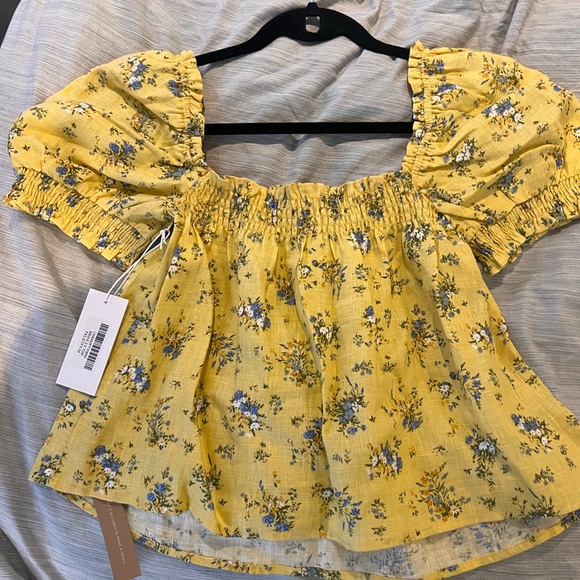 Reformation Brinley Linen Top - Picture 3 of 5